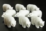 2" Realistic White Marble Bears - Philippines - Photo 4